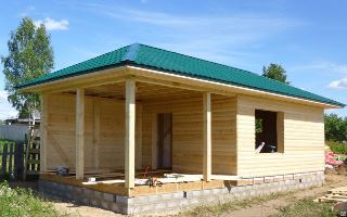 Строительство бани с верандой в Челябинске