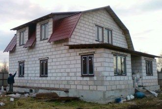 Проекты двухэтажных домов из пеноблоков
