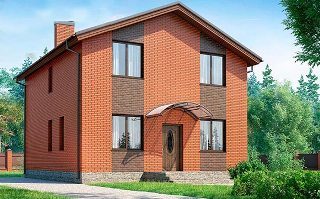 Проекты домов из кирпича 8х8 в Челябинске