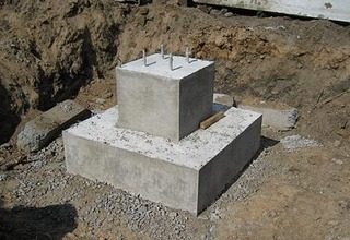 Строительство железобетонного столбчатого фундамента под ключ