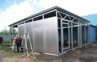 Строительство металлических гаражей под ключ