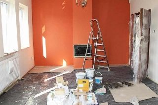 Косметический ремонт зала в Челябинске под ключ