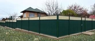 Модульные заборы под ключ в Челябинске