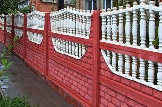 Еврозаборы из бетона в Челябинске