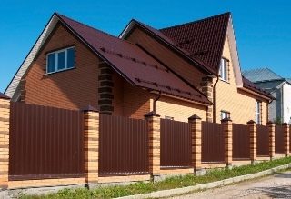 Забор для частного дома в Челябинске